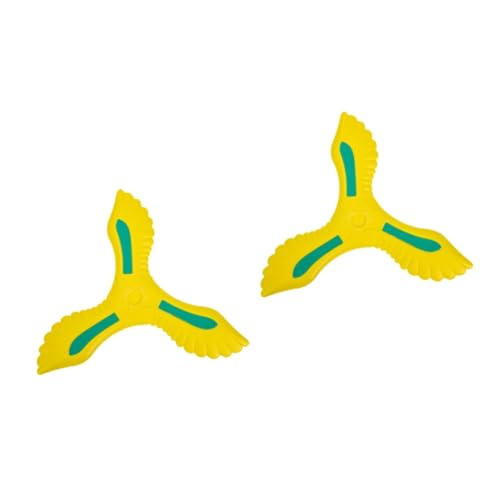 Kisangel 2 Piezas De Juguetes para Atrapar Boomaranges Juguetes para Exteriores Avión De Juguete Juguete Boomerang Que Regresa Juguetes para Niños Boomerang Volador Juguetes