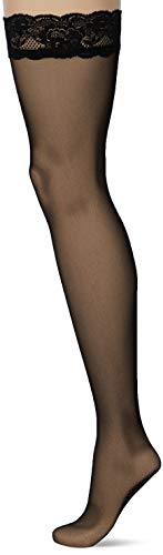 Cosabella NSN Thigh-hi Stockings calcetería, Black, Small para Mujer