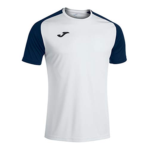 Joma Academy Iv, Camiseta Hombre, Blanco-marino, L