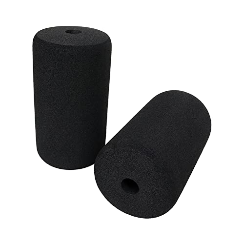 2 almohadillas de espuma para pies, equipo de fitness, almohadilla de esponja de repuesto para extensión de piernas para banco de pesas, equipos de máquinas de ejercicio, 160 mm