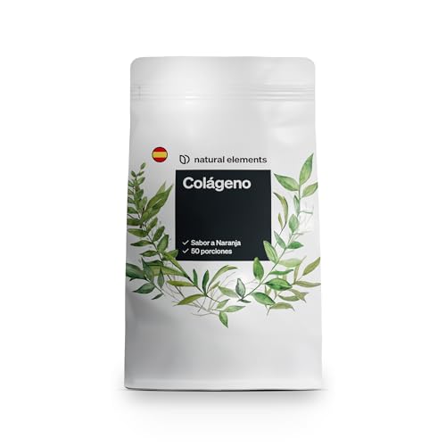 Colágeno en polvo 500 g – péptidos de colageno hidrolizado – collagen peptides tipo 1 y 3 – sabor a naranja, producto soluble, natural, probado en laboratorio y producido en Alemania