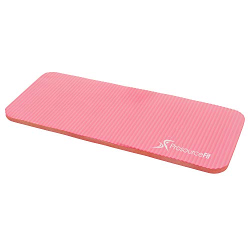 ProsourceFit Yoga Knee Pad Cushion, 5/8-Inch Thickness, Pink