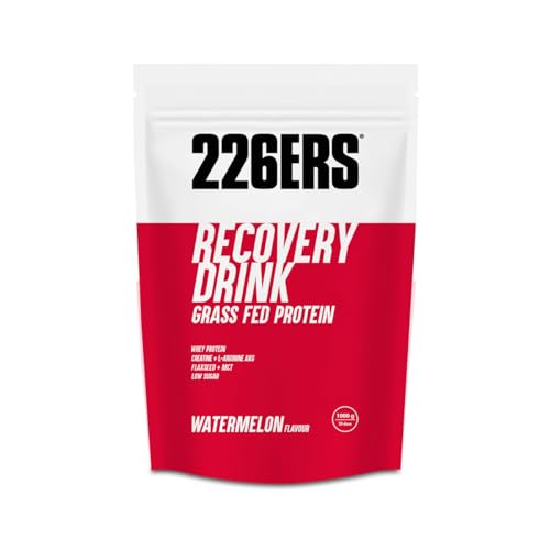 226ERS Recovery Drink | Recuperador Muscular con Proteína Whey, Creatina, Hidratos, Triglicéridos y L-Arginina, Sin Gluten, Sandía - 1 kg