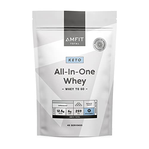 Marca Amazon - Amfit Nutrition Keto All-In-One Whey, 2.27kg
