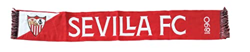 Sevilla FC Bufanda Triangulo 1890 Roja Unisex, Rojo, Estandar, 0606707923576
