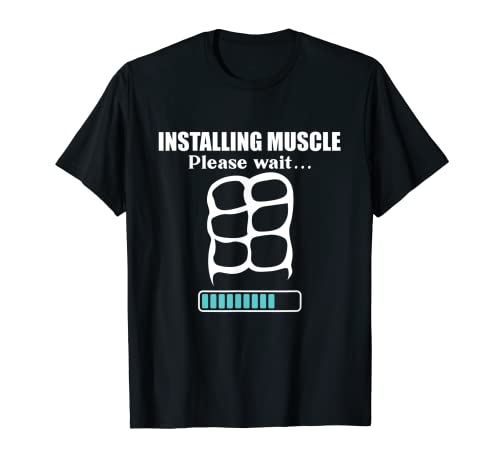 Divertido entrenamiento de gimnasio Six Pack Fitness Camiseta