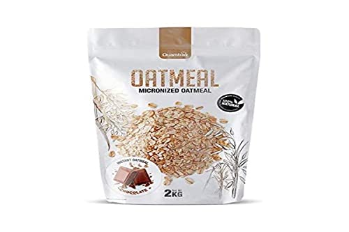 Quamtrax Nutrition - Oats Meal - Copos de avena - 1200 gr - con sabor a Choco - Ayuda a reducir el colesterol y a bajar de peso