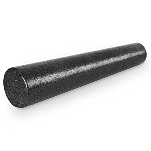 ProsourceFit High Density and Speckled Foam Rollers Roller, Unisex-Adult, Black, 91.4 x 15.2 cm