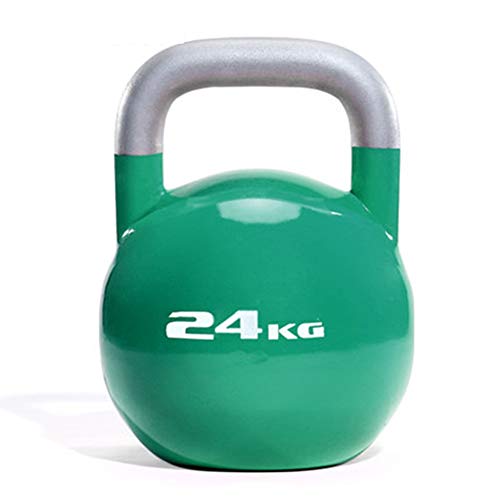 FLaig Barras de dominadas Kettlebell Totalmente de Acero, Pesas para Levantamiento de Pesas, Equipo de Fitness portátil para Hombres y Mujeres, 4-24 kg (Color 16 kg/35,2 LB)