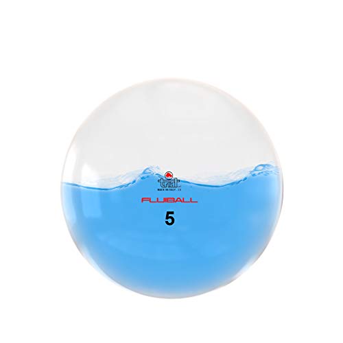 REAXING Fluiball, Balón Medicinal Innovador con el Interior, una cantidad Variable de líquido, 5 kg, diámetro 26 cm, 1 Unidad