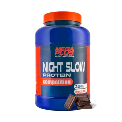 Proteinas - Proteina Nocturna - Night Slow Competition - Proteína en Polvo para Batidos - Proteinas para Masa Muscular - Sin Gluten - Sin Aspartamo - Sin Azúcar (Chocolate, 2 Kg)