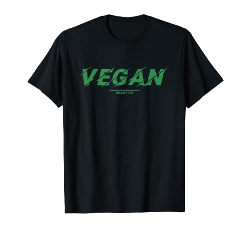 Vegano verde culturista vegetariano Gimnasio Fitness Nutrición Camiseta