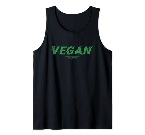 Vegano verde culturista vegetariano Gimnasio Fitness Nutrición Camiseta sin Mangas
