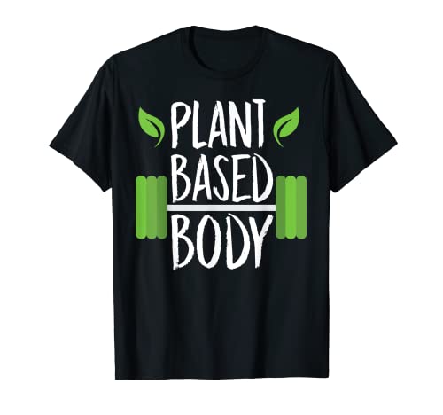 Diseño vegano del regalo del entrenamiento para el cuerpo basado en proteínas vegetales Camiseta