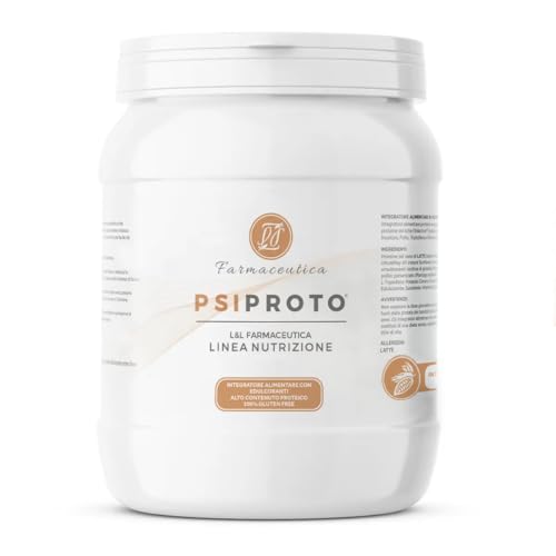Nutracéutico basado en proteína de suero de leche PsiProto - Útil para pérdida de peso, embarazos, hinchazón menopáusica y defensas inmunes bajas - 300 gr. polvo (Cacao)
