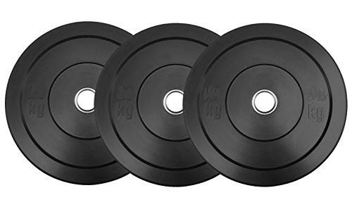 Grupo Contact Discos Pesas de 5 Kg. Color Naranja, Discos de musculacion para Barra de 30 mm (se Vende por Unidades)
