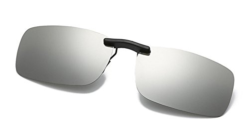 DAUCO Gafas de Sol Polarizadas Clip Lentes de Espejo de Hombre Mujer Unisex Deportes