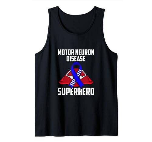 Enfermedad de las neuronas motoras Superhéroe Guerrero Luchador Cinta Camiseta sin Mangas