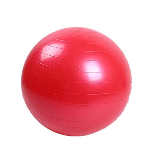 Bola de ejercicio físico engrosada, bola antiestática deportiva antideslizante, silla de pelota de yoga para entrenamiento, fitness y entrenamiento, calidad profesional anti-explosión, púrpura (55 cm)