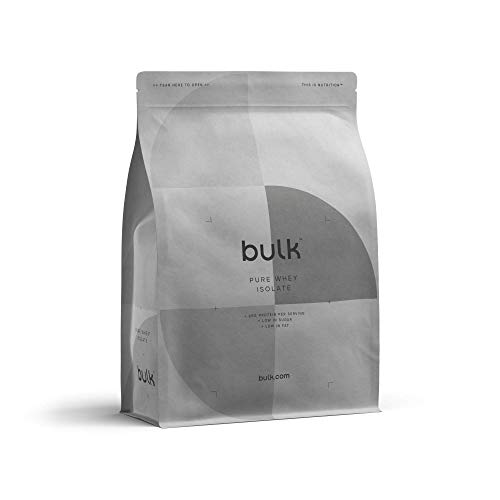 Bulk Pure Whey Protein Isolate, batido de proteína en polvo, vainilla, 500 g, el empaque puede variar