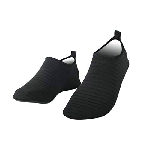 SUPVOX 1 par de zapatos de agua calcetines antideslizantes de silicona calcetines de baile de yoga para deportes de natación en la playa al aire danza de yoga (tamaño 38/39)