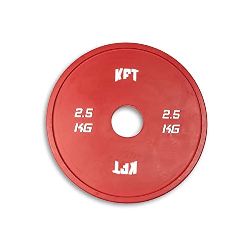 KFT Disco Fraccional - 2,5 kg - Pesos para disco olímpico, levantamiento de pesas, protector para disco olímpico