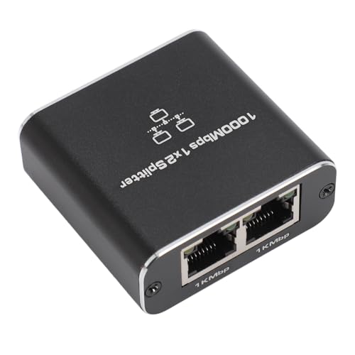 El Divisor 1x2, RJ45 del Suplemento de HDMI Amplía El Divisor 1 a 2 Gigabit Ethernet del Divisor del Internet del LAN de los Puertos de Red