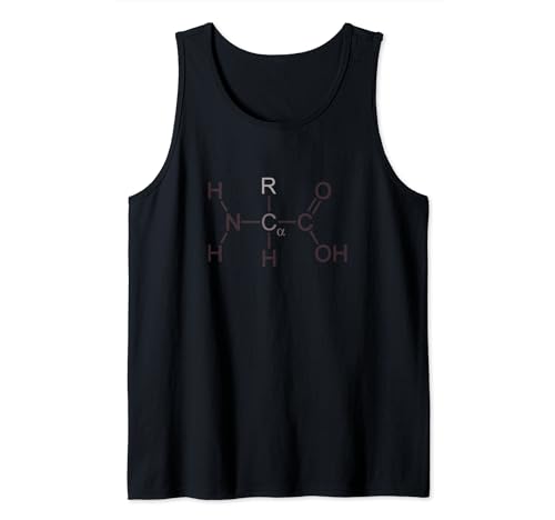 Poder de la proteína: obra maestra de la molécula de fuerza e inteligencia Camiseta sin Mangas