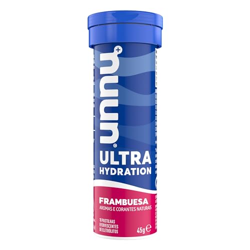 Nuun ULTRA Frambuesa Comprimidos Efervescentes con Electrólitos y Vitamina C, Contribuye a una Óptima Hidratación y Funcionamiento del Sistema Inmune, 1 Tubo con 10 Tabletas Efervescentes