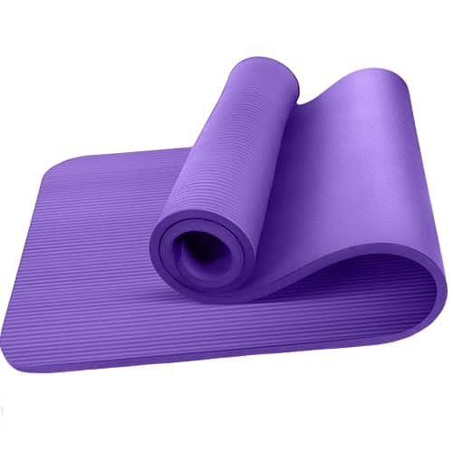 CABLEPELADO - Esterilla de yoga Antideslizante para entrenamientos - Alfombra - tapiz - colchoneta - Esterilla Pilates - foam - gimnasio - deporte - 61x183 cm - Morado