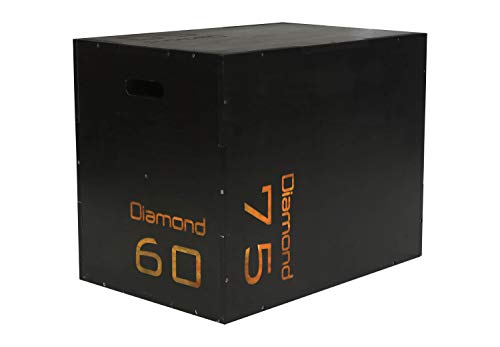 Diamond Professional Plyo - Plyometric Box Unisex Adulto, Negro, Única