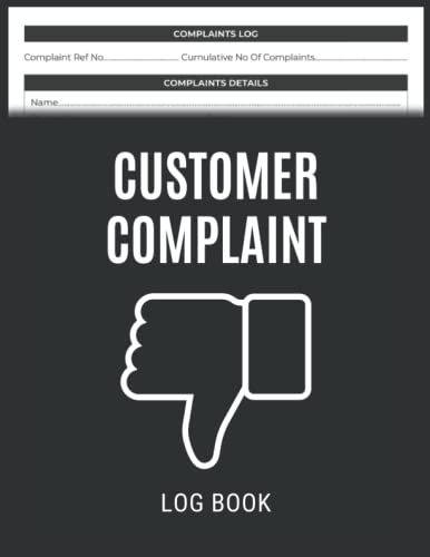 Customer Complaint Log Book: Complaints & Follow Up Logbook | Perfect for Businesses, Sites, Waste Facilities, Commercial and Industrial Premises