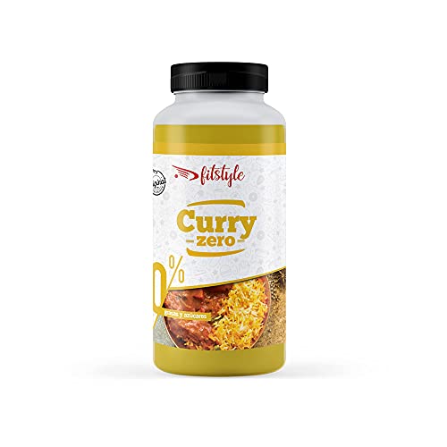 Salsa Curry 0% FITstyle 265ml | Sin azúcar y sin grasa | Textura espesa y sabor intenso | Apto para dietas