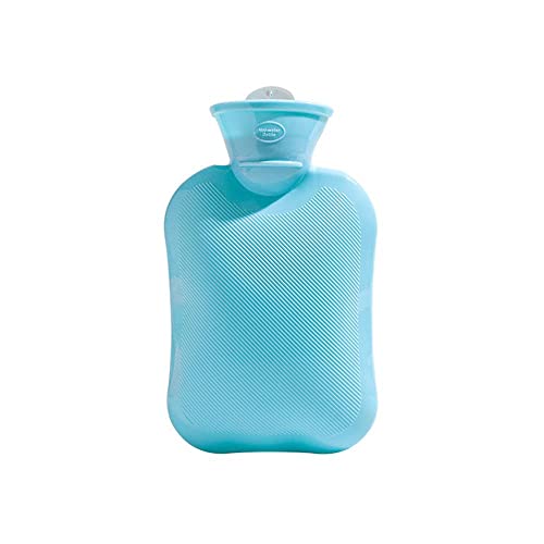 Aeromdale Botella de agua caliente de 500 ml de color sólido de PVC bolsa de agua caliente para alivio del dolor de pies de manos más cálido regalo para mujeres y niñas - # D - 1 unidad