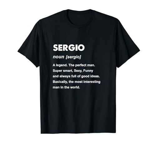 Nombre de Sergio Camiseta