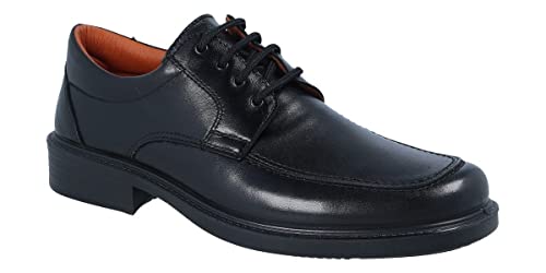 Luisetti Zapatos Confort de Camarero, con Cordones Zapato Confort Step 0103 Talla 43 Color Negro