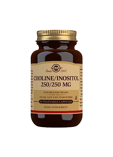 Solgar Colina / Inositol 250 / 250 mg - 50 Cápsulas vegetales