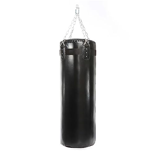 LUXTRI Saco de Boxeo 105 cm 16 kg con Relleno Saco de Arena con Cadena para Entrenamiento