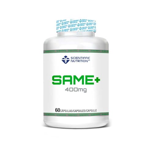Scientiffic Nutrition - Same+, S-Adenosil Metionina 400mg es un Antioxidante que Ayuda al Cuidado del Hígado y el Sitema Hepático - 60 Cápsulas.