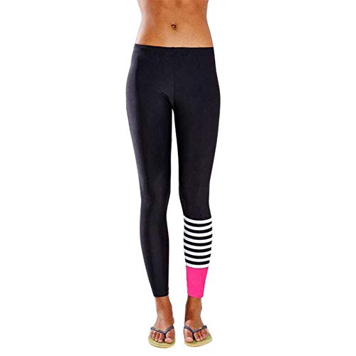 Mallas Deportivas Mujer Pantalones Pirata Leggins Deportes para Running Yoga Fitness Gym Segmentación de pies cosiendo Pantalones Pantalon Inferior riou
