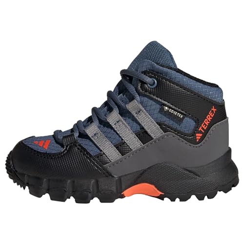 adidas Terrex Mid Gore-tex Hiking Shoes, Zapatillas Unisex bebé, Wonder Steel Grey Three Impact Orange, 23.5 EU
