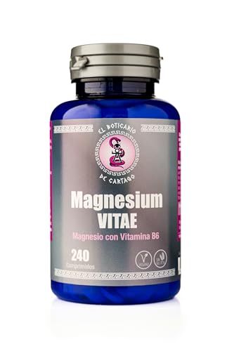 El Boticario de Cartago Bisglicinato de Magnesio + Vitamina B6 - Disminuye Cansancio y fatiga, Brinda Alivio a las Articulaciones y Músculos - Alta biodisponibilidad | 240 comprimidos