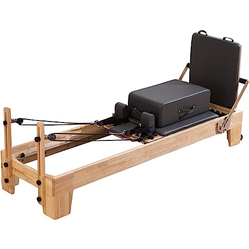 Cama de Yoga Multifuncional para Dar Forma al Cuerpo de Pilates, Equipo de Ejercicios con Cama Deslizante de Doble Pista para Entrenamiento Central, Equipo de entrenamien