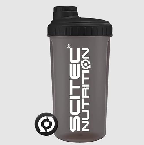 Scitec Nutrition Shaker, Batidora de proteínas, sin BPA, 700 ml, Ahumado