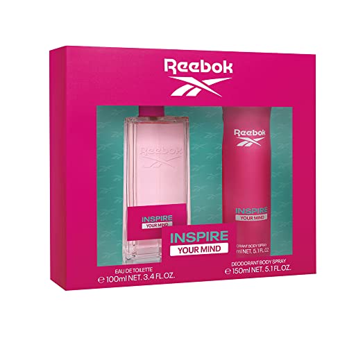 Reebok Inspire Your Mind estuche regalo de mujer de 2 piezas perfume 100ml y desodorante body spray 150ml