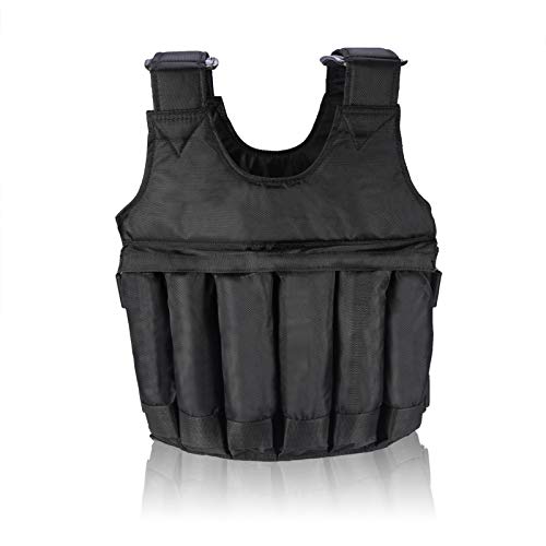 Sport Weighted Vest Workout Equipment 20kg Adjustable Weight Body Weight Vest with 16 Bags