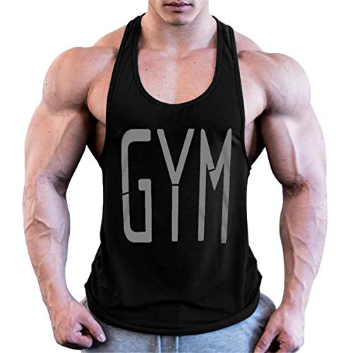 Cabeen Camiseta de Tirantes Gym Culturismo Fitness Deportiva Ropa Músculo Fit para Hombre