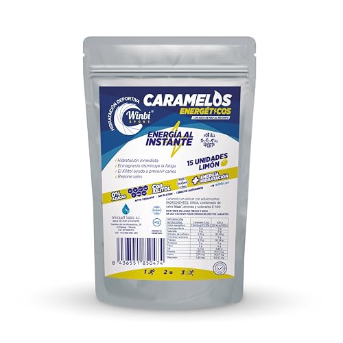 Electrolitos En Caramelo. [producto INNOVADOR] Hidratacion y Energía Instantánea. Potente Recuperador De Sales Minerales, Sin Azúcar. Caramelo Isotónico Y Deportivo (ciclismo, running) Free Gluten.