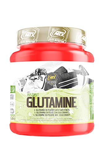 MTX nutrition GLUTAMINE R.GOLD (500g.) Lima – Suplemento PREMIUM de L-Glutamina en polvo KIOWA_Quality enriquecida con Vitamina B6 y aromatizada con sabores naturales.