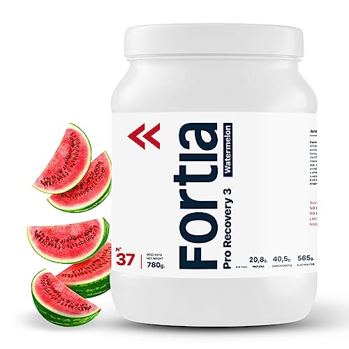 FORTIA – Pro Recovery 3 | Recuperador Muscular y Energético | Pre Workout - Recovery Drink | Total Recovery Sandía